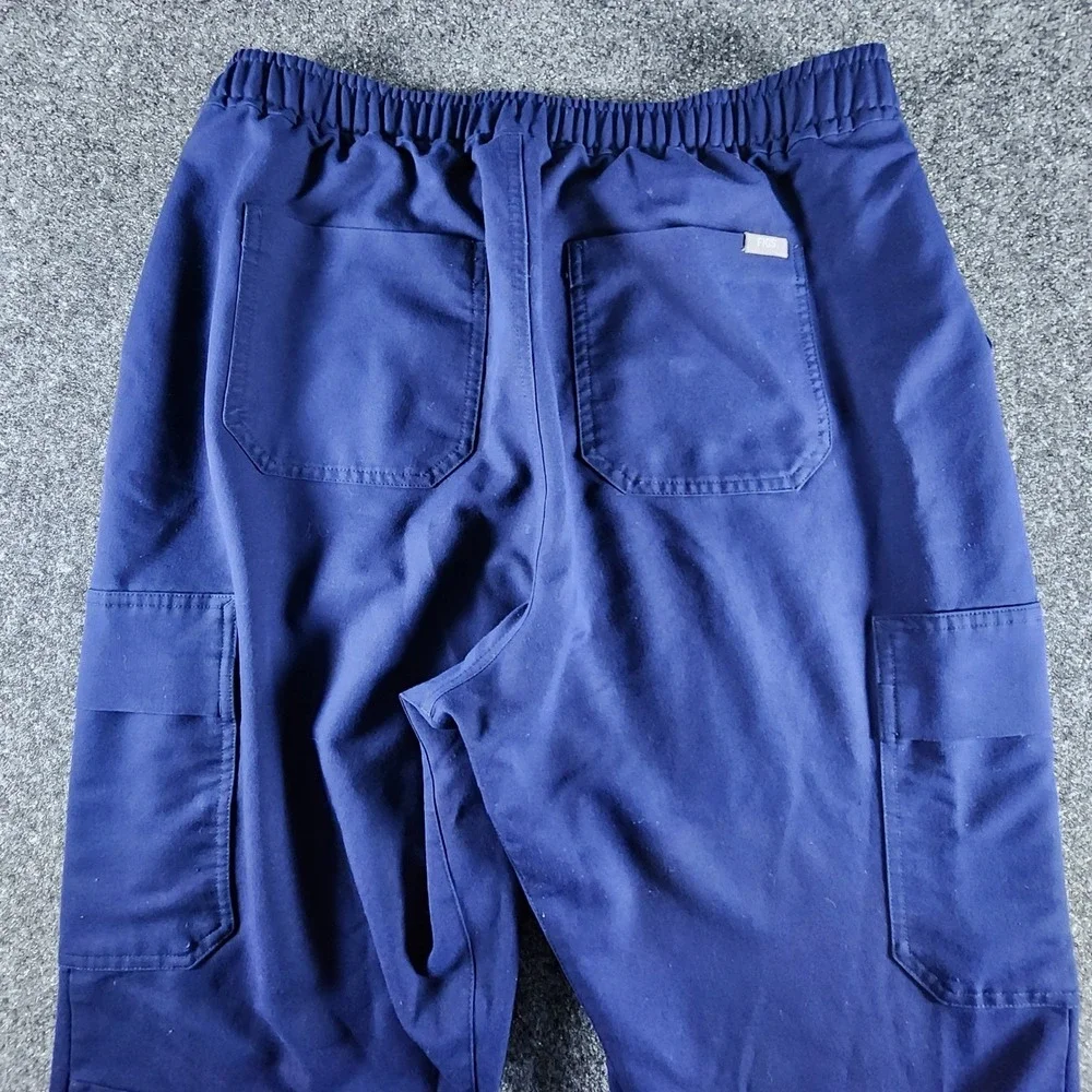 FIGS Mens Navy Blue Tansen‎ Jogger Scrub Pants Cargo Technical Collection L/S